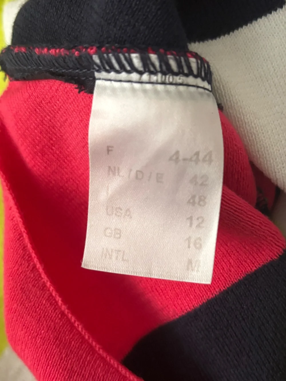 Saint James Cotton Multicolor Stripe Sweater